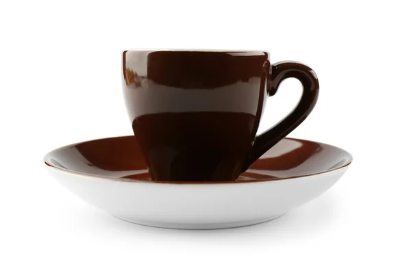 Brown cup of coffee — Stock Photo, Image