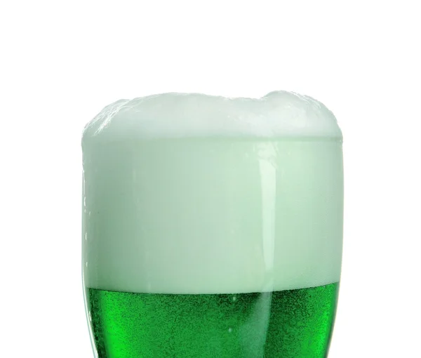 Bardak yeşil bira — Stok fotoğraf