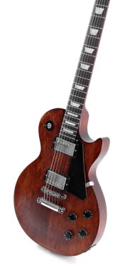 Kahverengi elektro gitar