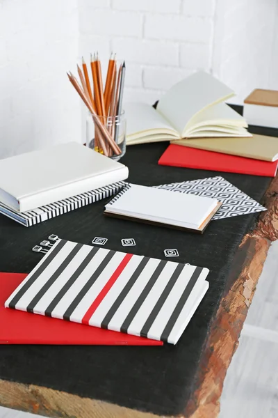 Office supplies on table — Stock Photo, Image