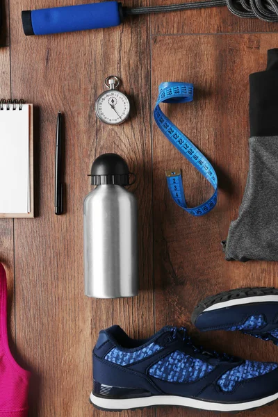 Equipamiento deportivo femenino — Foto de Stock