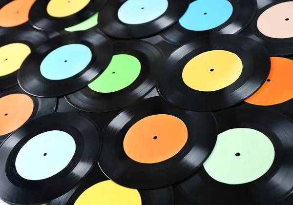 Vinyl records background — Stock Photo, Image