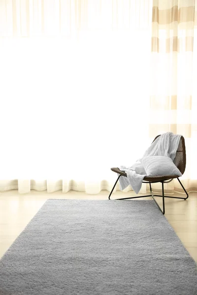 Chaise moderne en osier — Photo