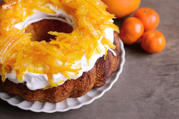 Délicieux gâteau aux agrumes — Photo