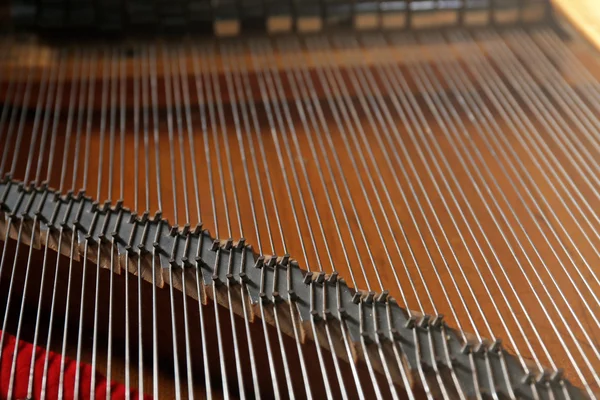 Piano with raised lid — Stock Photo, Image