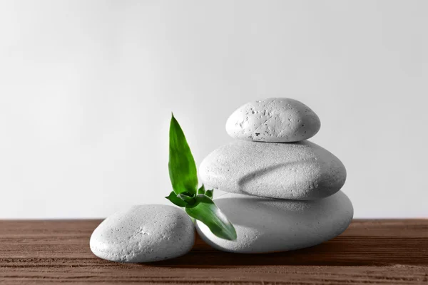 White spa stones — Stock Photo, Image