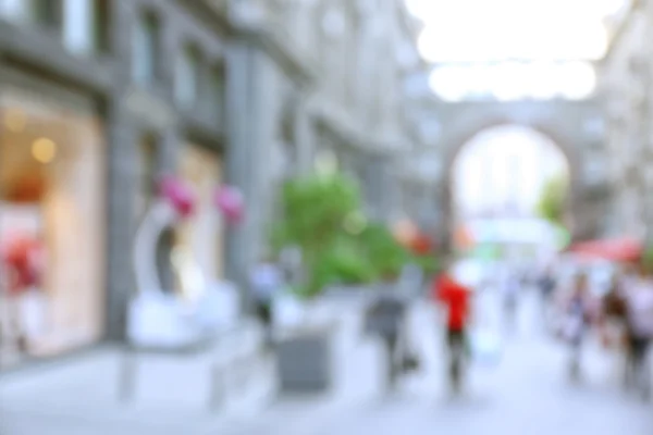 Blurred city street — Stock Photo, Image