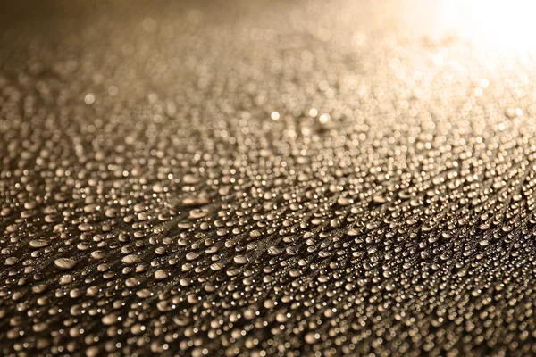 Drops on table, macro — Stock Photo, Image