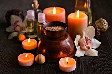 Güzel spa kompozisyonu   