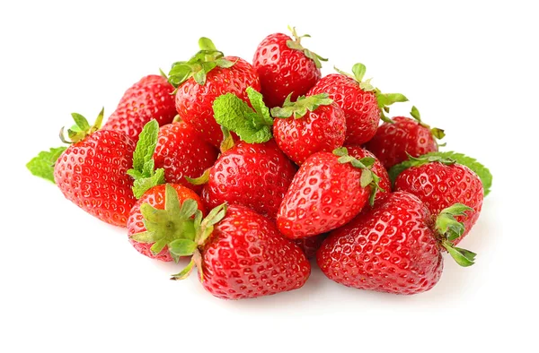 Strawberries, isolated on white — Stock Photo, Image