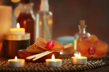 Güzel spa kompozisyonu