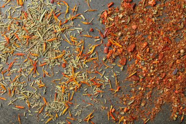 karışık baharat arka plan