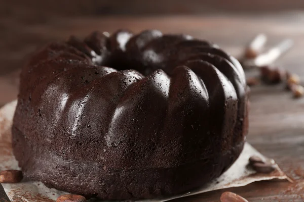 Tort de brioșă de ciocolată — Fotografie, imagine de stoc