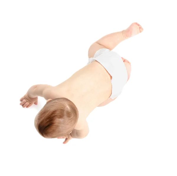 Cute baby boy on white — Stock Photo, Image