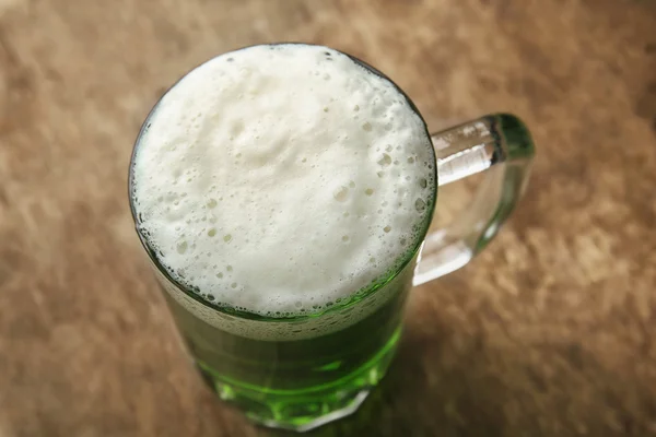 Szkło zielone piwo — Zdjęcie stockowe