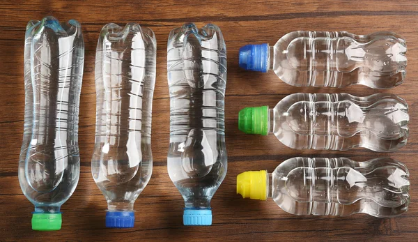 Bottled water on the table — Stock Photo, Image