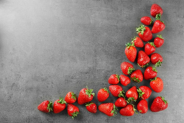 Fresh  Strawberries frame — Stock Photo, Image