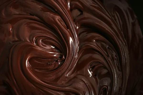 Melted chocolate background — Stock Photo, Image