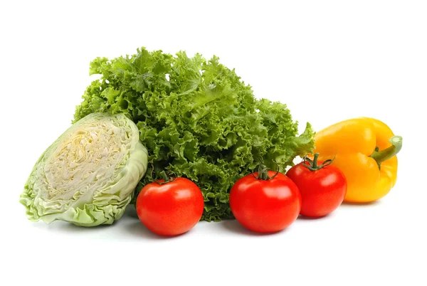 Légumes frais sur blanc — Photo