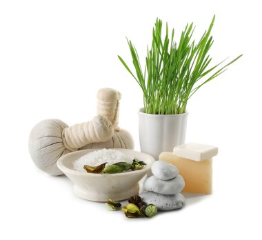 Beyaz Spa kompozisyonu