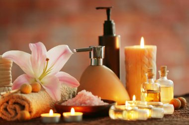 Güzel spa kompozisyonu