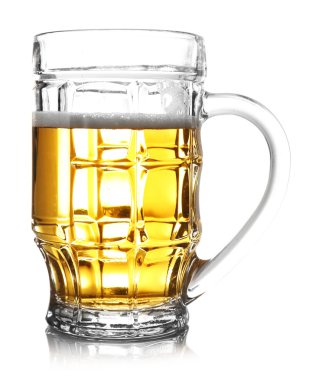 Bir bardak soğuk bira.