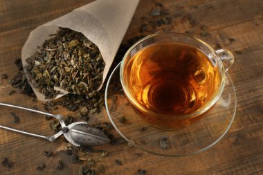 Bir fincan siyah çay.