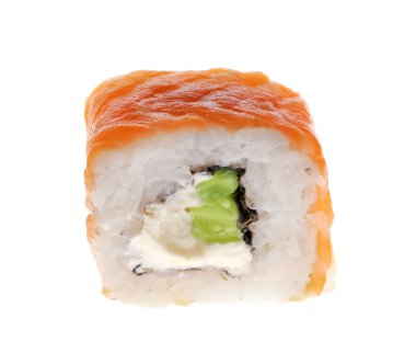 suşi roll üzerine beyaz