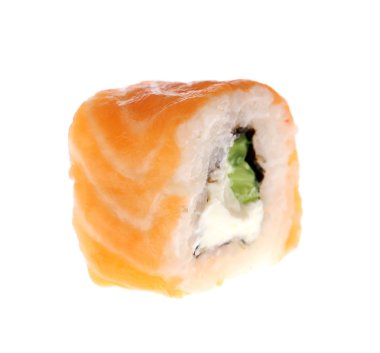 suşi roll üzerine beyaz