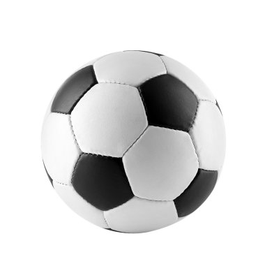 beyaz üzerine futbol topu