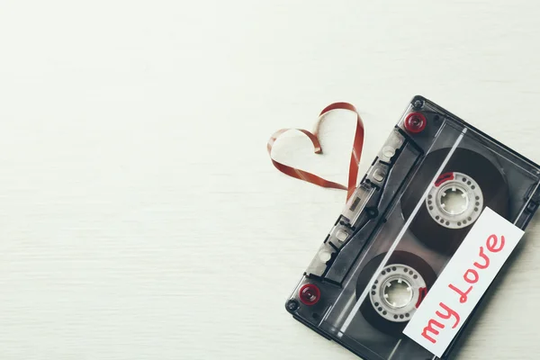 Retro audio cassette — Stock Photo, Image