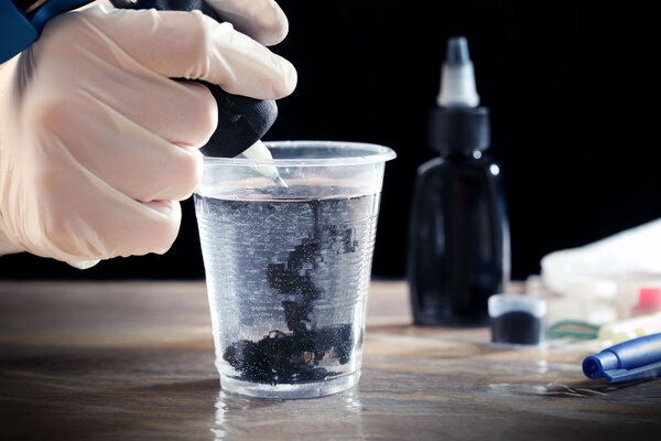 Preparation process for tattoo