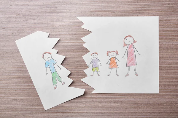 Concepto de derecho de familia — Foto de Stock