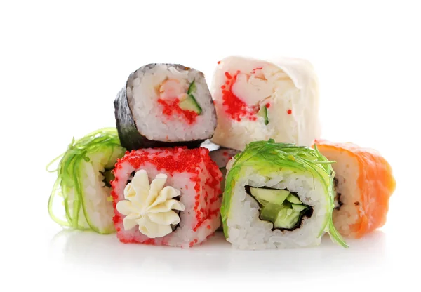 Pyszne sushi rolki — Zdjęcie stockowe