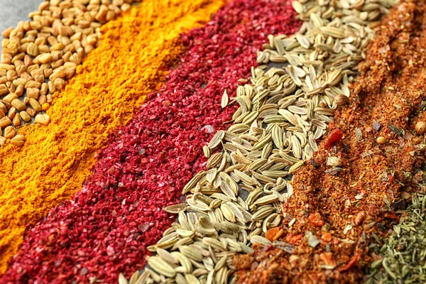 Different spices background — Stock Photo, Image