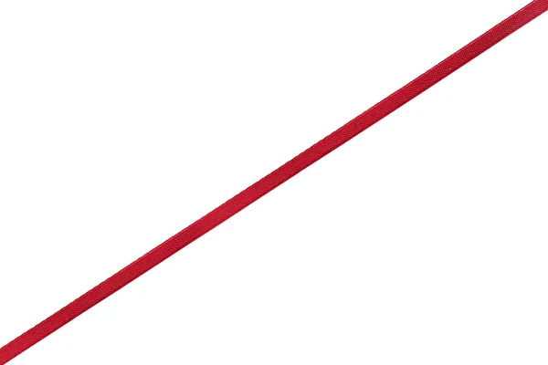 Rot glänzende Schleife — Stockfoto
