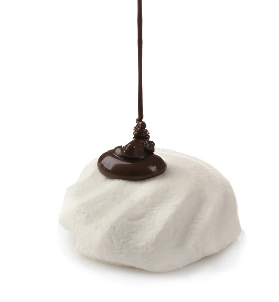 Zephyr ile eritilmiş çikolata — Stok fotoğraf