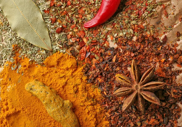 Different spices background