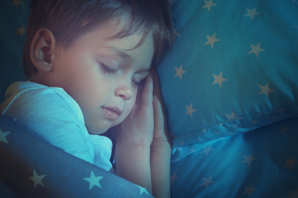 Adorable little boy sleeping 