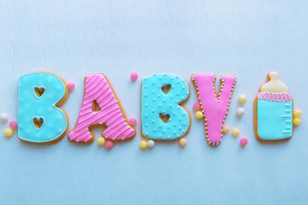 Baby doccia biscotti — Foto Stock