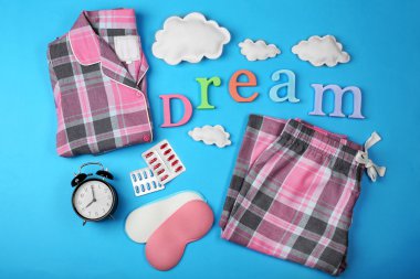 Uyku kavramı aksesuarları ile