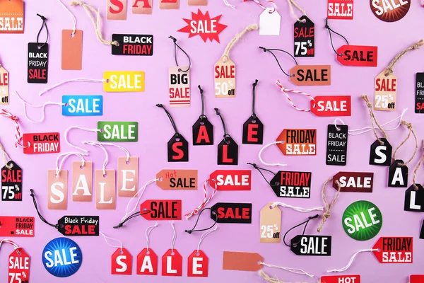 Kağıt Etiketler dizeleri ile