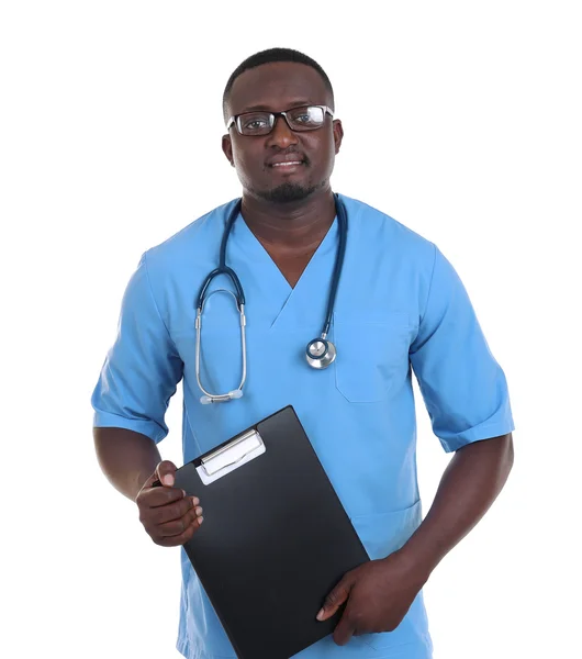 Médico profesional africano — Foto de Stock