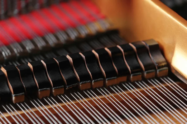 Inside piano,close up — Stock Photo, Image