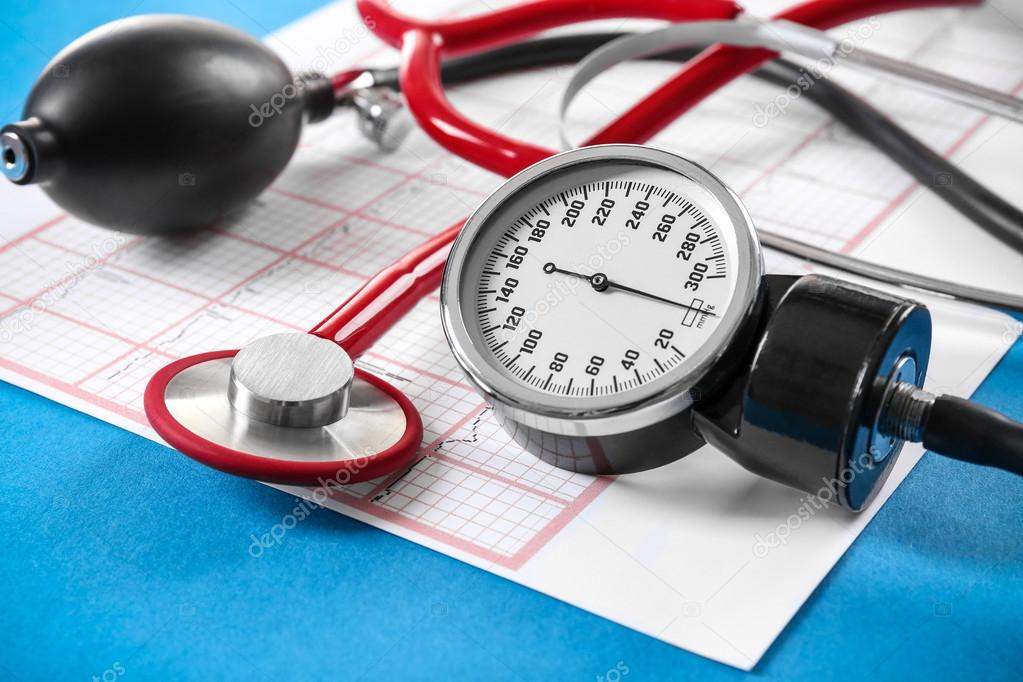 Medical concept. Medical manometer Stock Photo by ©belchonock 117016862
