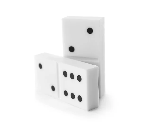 Few dominoes isolated — Stock Photo, Image