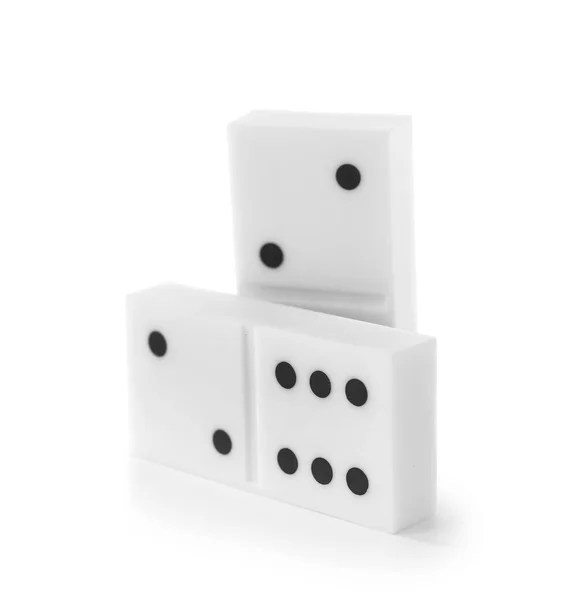 Pochi domino isolati — Foto Stock