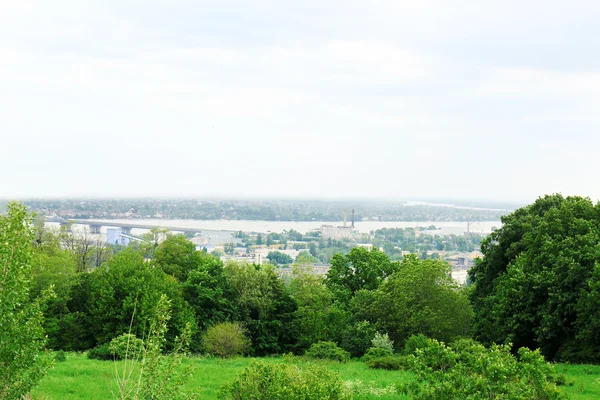 Parc vert et paysage urbain — Photo