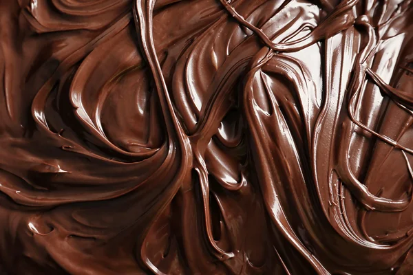 녹은 갈색 초콜릿 — 스톡 사진