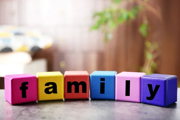 Färg ord familj — Stockfoto